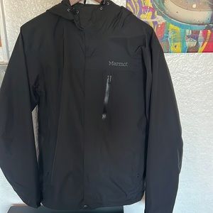 Marmot black small windbreaker jacket shell